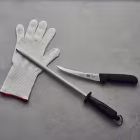 VICTORINOX | Slagersstaal - rond - vrije terugtrekking - Lemmet: 300mm