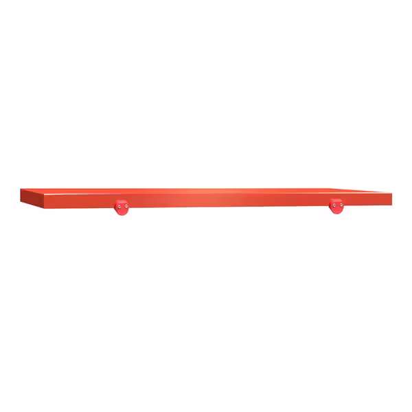 Placă de tăiere pentru masa de lucru – 1800 x 700 mm – Conformă cu HACCP – Roșie