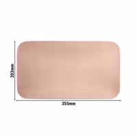 (2 adet) SELTMANN WEIDEN | Coupe tabak - düz dikdörtgen - 350x200 mm - Toz Pembe