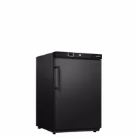 Szafa mroźnicza magazynowa mini ECO – 200 L – z 1 drzwiami – wewnętrzna strona drzwi z tworzywa sztucznego – czarna