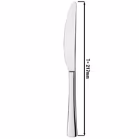 (12 pcs) Table knife Alessandra - 18/10 stainless steel - 217mm