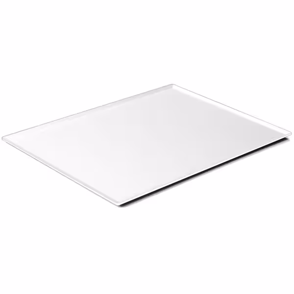Tavă pentru patiserie și prezentare - plastic - 400 x 300 mm - alb