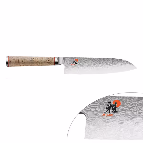 MIYABI | 5000 MCD - Cuțit Santoku - Lama: 180mm