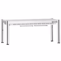 Commercial Heated Gantry with 1 Ceramic Heater - 1000x370mm - 700W - Single Tier - height-adjustable