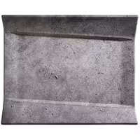 (6 pcs) GN 1/2 Gastronorm Tray - ELEMENT - Melamine - 325x265mm - Height: 35mm - Grey