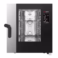Commercial Electric Combi Oven - Digital Controls - 7x GN 1/1 - incl. Automatic washing system, Core temperature probe, Direct steam injection