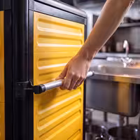 Carrello termico - riscaldato a secco - 19x GN 1/1