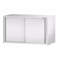 خزانة حائط ستانلس ستيل PREMIUM - 1000x400mm - مع باب انزلاقي - ارتفاع 650 mm
