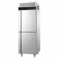 Szafa mroźnicza PREMIUM – stal nierdzewna – GN 2/1 – 700 L – z 2 półdrzwiami