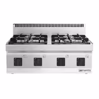 Plinski štednjak - Linija 700 - 800x700x430 mm - 23 kW - 4 plamenika - nadpultni