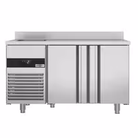 Rashladni pult PREMIUM - 1430x720 mm - 270 l - Ventilirano hlađenje - s 2 vrata - s 1 korita - Leđni podignuti rub