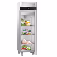 Szafa mroźnicza PREMIUM – stal nierdzewna – 400 L – z 1 drzwiami