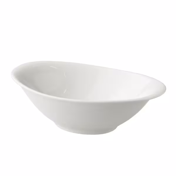 (6 adet) Tatlı / Salata Kasesi - Porselen - White Delight - 200ml - 160x105mm - Beyaz