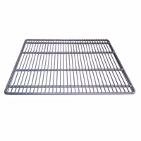 Potporna rešetka - 490x365 mm - siva - plastificirano, visoka nosivost, prečke od karbona - kompatibilno s BGKGFA2