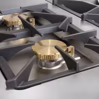 Plynový sporák - Se 6 hořáky - 44 kW