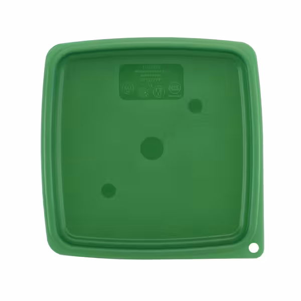 (6 komada) CAMBRO | CAMSQUARES® - Poklopac za FreshPro - Za 1,9 litara & 3,8 litara - Zelena boja