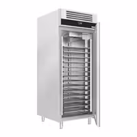 Pekarski hladnjak nehrđajući čelik (inox) PREMIUM - EN 600x400 - 850 l - od -2 °C do +8 °C - s 1 vrata - ventilirano hlađenje, automatsko odmrzavanje, LED rasvjeta