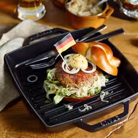 STAUB | GRILLPANNOR - Grillpanna - 230x230mm - Gjutjärn - Svart