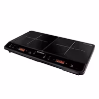 (2 kpl) Induktiokeittolevy - 3,5 kW - 2 keittoaluetta pyöreä - pöytämalli - 605x360x63 mm