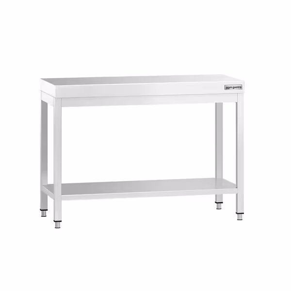 طاولة عمل ستانلس ستيل PREMIUM - 1000x600mm - مع رف سفلي