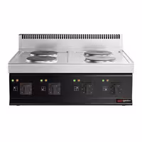 Cocina eléctrica de sobremesa - 20kW - 4 placas