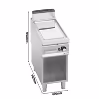 Plinski roštilj - 10 kW - Glatka - satinirana (Scotch-Brite) završna obrada
