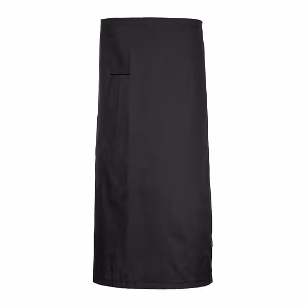 Waist Apron with Pocket - Black - Length: 76cm