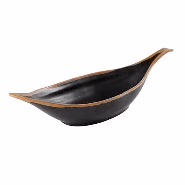 (6 adet) Kase - CROCKER - Melamin - 0,65L - 420x140mm - Derinlik:95mm - Kahverengi/Terrakotta