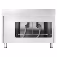 PREMIUM umivaonik – 1400 x 600 mm – s košem za smeće i dva umivaonika s lijeve strane