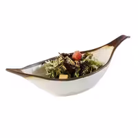 (6 adet) Kase - CROCKER - Melamin - 0,65L - 420x140mm - Derinlik:95mm - Beyaz/Kahverengi