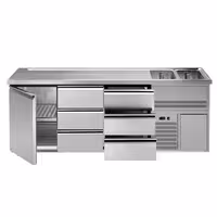 Direct Draw Beer Dispenser / Kegerator PREMIUM – 2500×700 mm – 6-Drawer