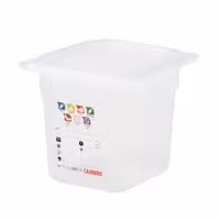 (6 komada) CAMBRO | SafeTrak – GN 1/6 polipropilenski spremnik – neprozirni – Visina: 150 mm