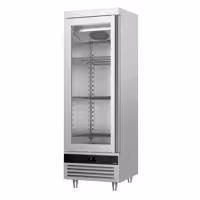 Szafa chłodnicza ze stali nierdzewnej PREMIUM - 600 litrów - z 1 szklanymi drzwiami