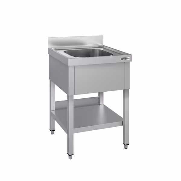 Sudoper ECO - 600x600 mm - s donjom policom - s 1 koritom - korito sredina