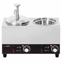 Grijaći dozator umaka – 1,2 kW – 2 x 2 litre – uključujući umetak