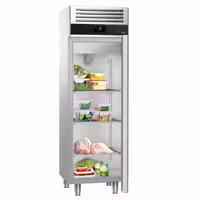 Szafa chłodnicza PREMIUM – stal nierdzewna – 400 L – z 1 drzwiami
