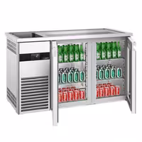 Pivski šank PREMIUM - 1550x700 mm - 2 Staklena vrata