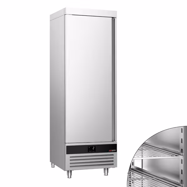 Szafa chłodnicza ze stali nierdzewnej PREMIUM – 600 litrów – jednodrzwiowa