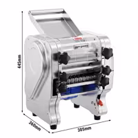 Maszyna do makaronu – elektryczna – długość wałka: 160 mm – 5 kg/h – z wałkownicą do ciasta