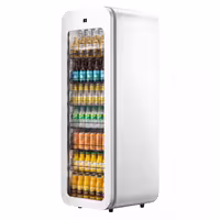 Commercial Beverage Display Fridge - 105 litres - slimline - with 1 glass door