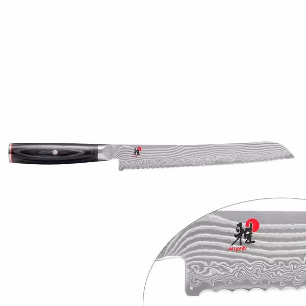 MIYABI | 5000 FC-D - Cuțit de pâine cu muchie zimțată - Lama: 240mm