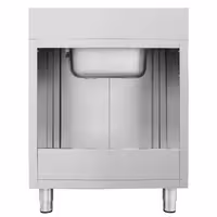 Sudoper s ormarićem ECO - inox - 800 x 600 mm - s 1 koritom - korito sredina