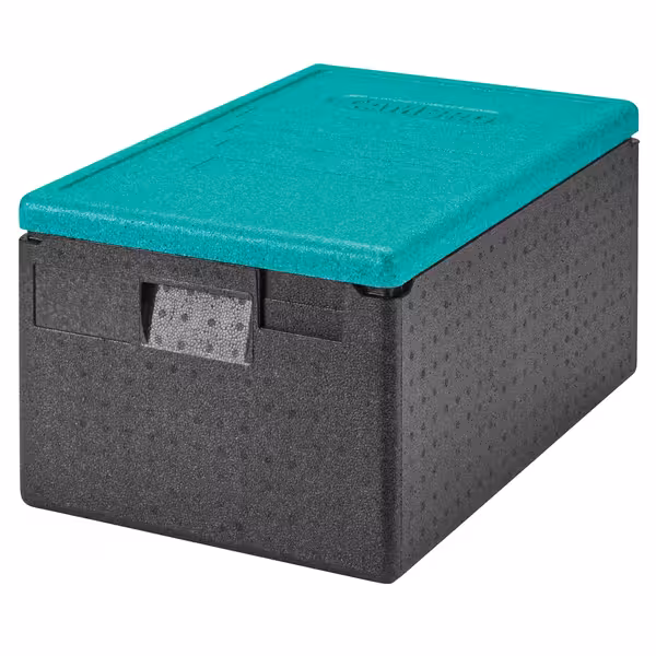 CAMBRO | CAM GOBOX® - GN 1/1 - صندوق تحميل علوي - أسود - غطاء أخضر