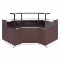 Serve Over Counter RIGA - 1750x990mm - double glazing - with 2 shelves