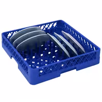 Rack za posuđe na stalku/posudama 1/1 – 500 x 500 mm – plava