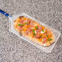 Pizzna lopata - AZZURRA - aluminijska - 600x400 mm - perforirana