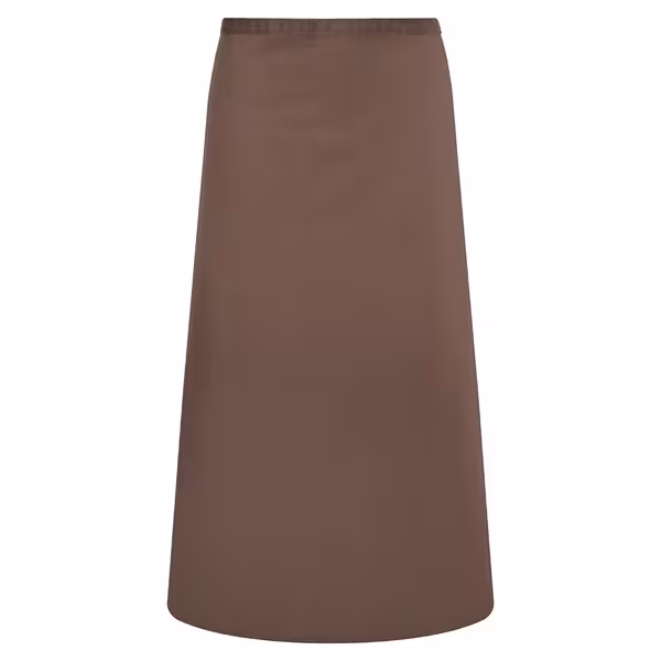 KARLOWSKY | Basic Bistro Waist Apron – Light Brown - 100×75 cm - 65% Polyester / 35% Cotton