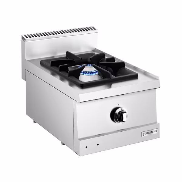 Ipari gáztűzhely - 600-as - asztali - összteljesítmény: 6,6 kW - 1 égős