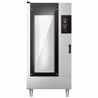 Commercial Electric Combi Oven- Digital Controls - 20x GN 1/1 - incl. Automatic washing system, Core temperature probe & Trolley