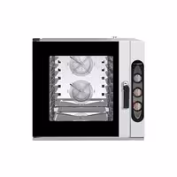 Commercial Electric Bakery Combi Oven - Manual Controls - 6x EN 600x400 - incl. Mounting brackets